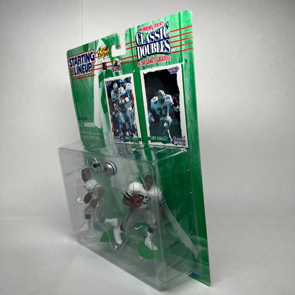 1997 Starting Lineup Emmitt Smith and Tony Dorsett Classic Doubles NIB - Picture 2 of 4